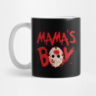 Mama's Boy Funny Horror Slasher Movie Meme Gift For Boys Mug
